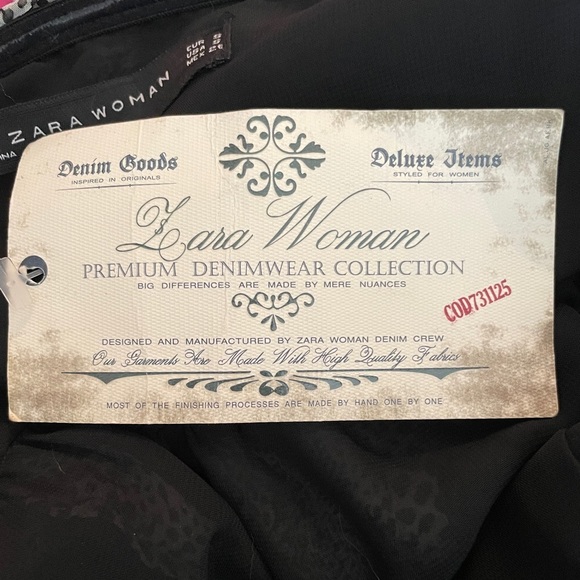 Zara snake print strapless tiered dress - Picture 8 of 10